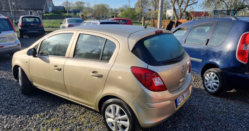 Opel Corsa cena 12800 przebieg: 120300, rok produkcji 2009 z Dąbrowa Tarnowska małe 106
